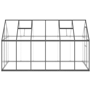 vidaXL Greenhouse with Base Frame Anthracite 334x169x195 cm Aluminium