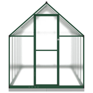 vidaXL Greenhouse with Base Frame Green 334x169x202 cm Aluminium