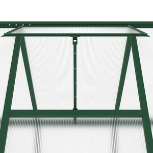 vidaXL Greenhouse with Base Frame Green 334x169x202 cm Aluminium