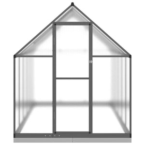 vidaXL Greenhouse with Base Frame Anthracite 334x169x202 cm Aluminium