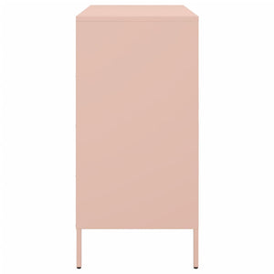 vidaXL Sideboard Pink 68x39x79 cm Steel