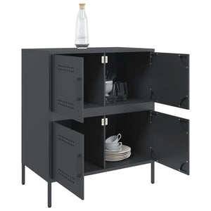 vidaXL Sideboard Anthracite 68x39x79 cm Steel