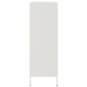 vidaXL Highboard White 68x39x113 cm Steel