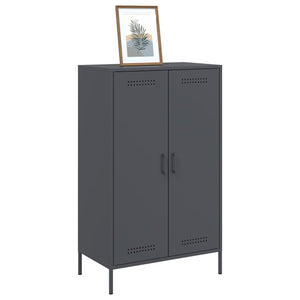 vidaXL Highboard Anthracite 68x39x113 cm Steel