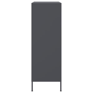 vidaXL Highboard Anthracite 68x39x113 cm Steel