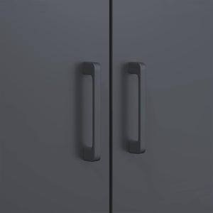 vidaXL Highboard Anthracite 68x39x113 cm Steel