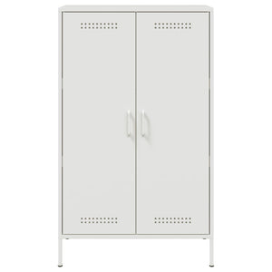 vidaXL Highboard White 68x39x113 cm Steel