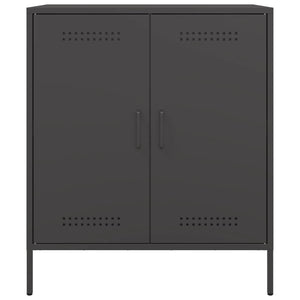 vidaXL Sideboard Black 68x39x79 cm Steel