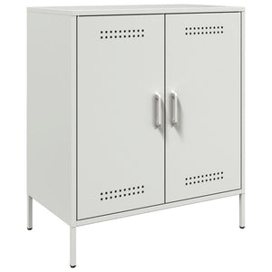 vidaXL Sideboard White 68x39x79 cm Steel