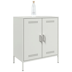 vidaXL Sideboard White 68x39x79 cm Steel