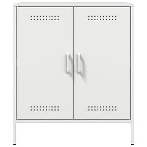 vidaXL Sideboard White 68x39x79 cm Steel