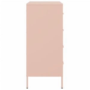 vidaXL Sideboard Pink 68x39x89 cm Steel