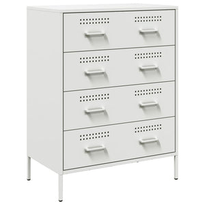 vidaXL Sideboard White 68x39x89 cm Steel