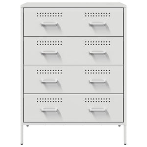 vidaXL Sideboard White 68x39x89 cm Steel