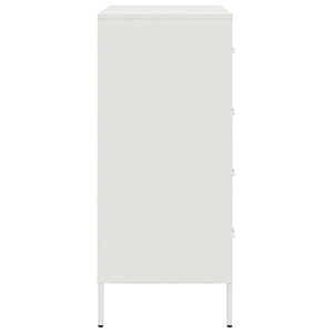 vidaXL Sideboard White 68x39x89 cm Steel