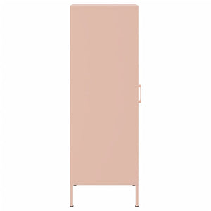 vidaXL Highboard Pink 36x39x113 cm Steel