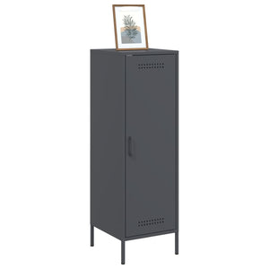 vidaXL Highboard Anthracite 36x39x113 cm Steel