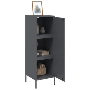 vidaXL Highboard Anthracite 36x39x113 cm Steel