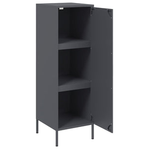 vidaXL Highboard Anthracite 36x39x113 cm Steel