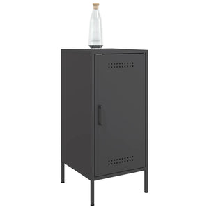 vidaXL Sideboard Black 36x39x79 cm Cold-rolled Steel