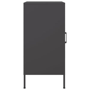 vidaXL Sideboard Black 36x39x79 cm Cold-rolled Steel