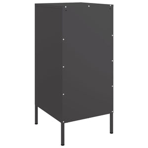 vidaXL Sideboard Black 36x39x79 cm Cold-rolled Steel