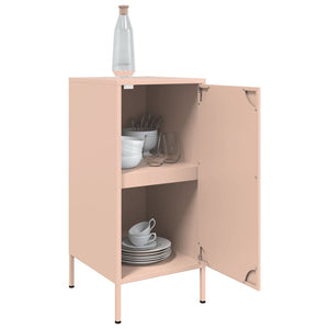 vidaXL Sideboard Pink 36x39x79 cm Cold-rolled Steel