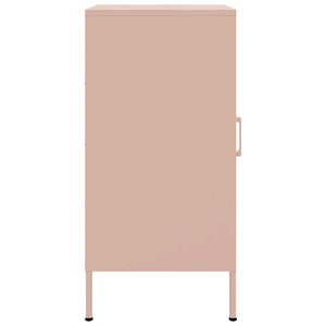 vidaXL Sideboard Pink 36x39x79 cm Cold-rolled Steel