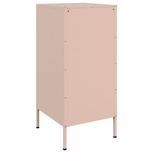 vidaXL Sideboard Pink 36x39x79 cm Cold-rolled Steel