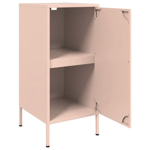 vidaXL Sideboard Pink 36x39x79 cm Cold-rolled Steel