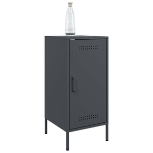 vidaXL Sideboard Anthracite 36x39x79 cm Cold-rolled Steel