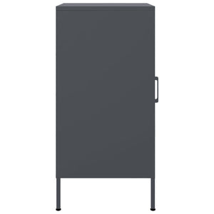 vidaXL Sideboard Anthracite 36x39x79 cm Cold-rolled Steel