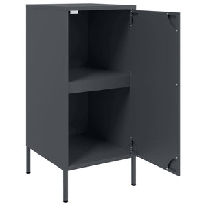 vidaXL Sideboard Anthracite 36x39x79 cm Cold-rolled Steel