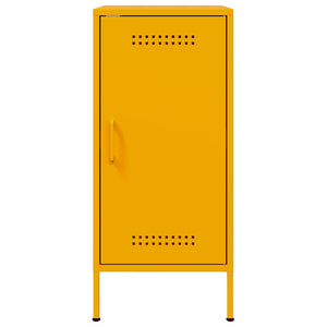 vidaXL Sideboard Mustard Yellow 36x39x79 cm Cold-rolled Steel