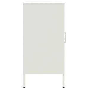 vidaXL Sideboard White 36x39x79 cm Cold-rolled Steel