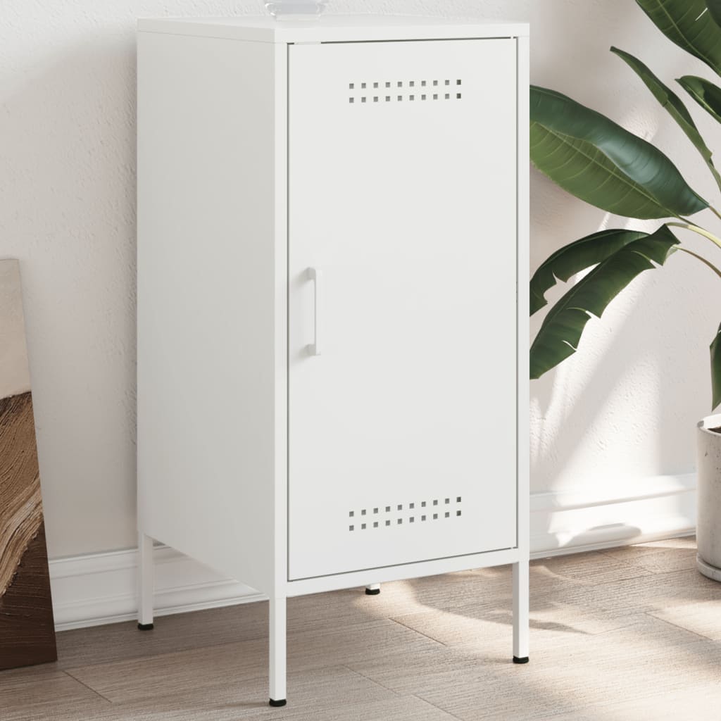 vidaXL Sideboard White 36x39x79 cm Cold-rolled Steel