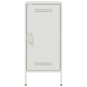 vidaXL Sideboards 2 pcs White 36x39x79 cm Cold-rolled Steel