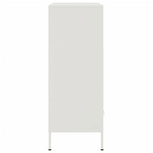 vidaXL Highboard White 68x39x101.5 cm Cold-rolled Steel