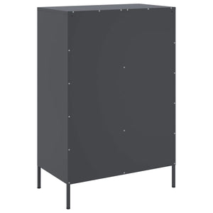 vidaXL Highboard Anthracite 68x39x101.5 cm Cold-rolled Steel