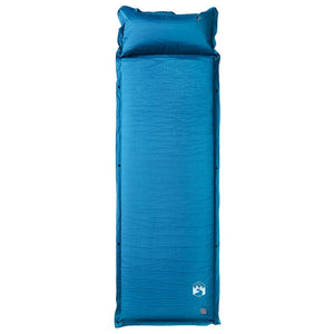 vidaXL Self Inflating Camping Mattress with Pillow 1-Person Turquoise