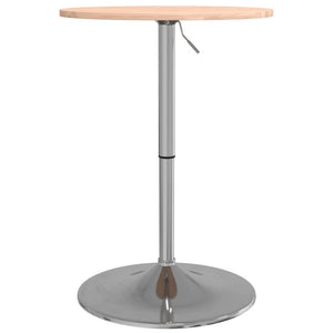 vidaXL Bar Table Ø50x89.5 cm Solid Wood Beech