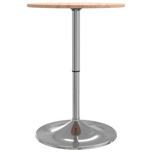 vidaXL Bar Table Ø50x89.5 cm Solid Wood Beech