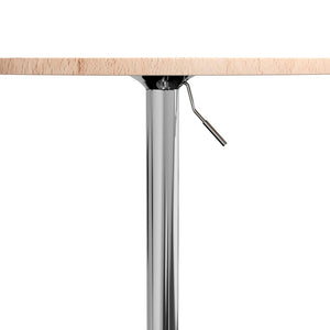 vidaXL Bar Table Ø50x89.5 cm Solid Wood Oak