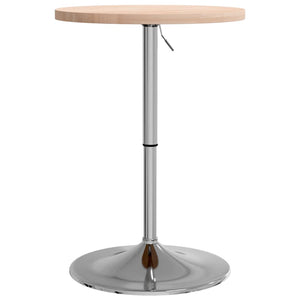 vidaXL Bar Table Ø50x90.5 cm Solid Wood Oak