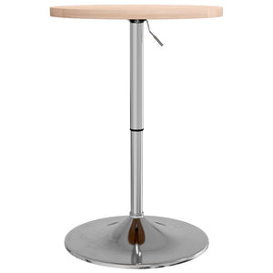 vidaXL Bar Table Ø50x90.5 cm Solid Wood Oak