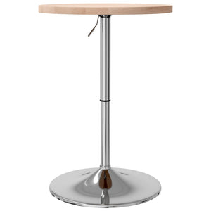 vidaXL Bar Table Ø50x90.5 cm Solid Wood Oak