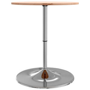 vidaXL Bar Table Ø60x89.5 cm Solid Wood Beech