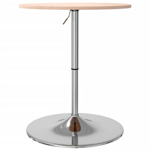 vidaXL Bar Table Ø60x89.5 cm Solid Wood Oak