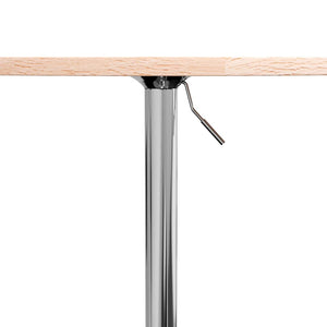 vidaXL Bar Table Ø60x89.5 cm Solid Wood Oak