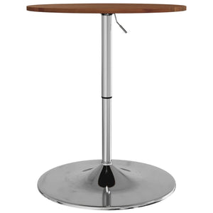 vidaXL Bar Table Dark Brown Ø60x89.5 cm Solid Wood Beech